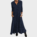 Lívia | Vestido Midi Fluido con Estampado