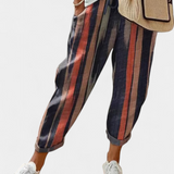 Mely Pantalones de Lino de Corte Relajado y Estilo Atemporal