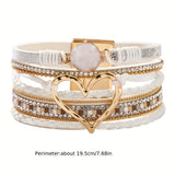 Pulsera Multicapa Boho de Cuero