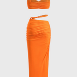 Estela Conjunto de Falda Sin Espalda