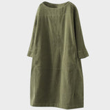 Paula | Vestido de Pana