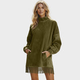 Sheri | Vestido de Ante con Flecos