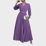 Margot | Vestido Largo Plisado