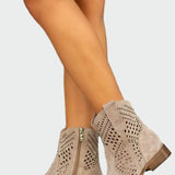 Zapatos Elegantes Veronika con Tacón Alto y Cierre de Cremallera