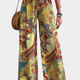 Vitoria Pantalones de Verano de Pierna Ancha