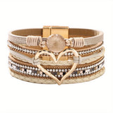 Pulsera Multicapa Boho de Cuero