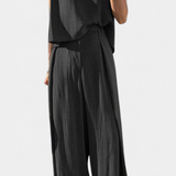 Lauren Conjunto de Dos Piezas de Pierna Ancha