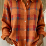 Anna | Suave chaqueta de punto con patrón de cuadros