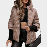 Christina™ | Chaqueta con capucha estilo patchwork