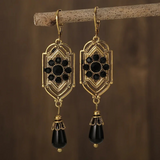 Pendientes Elegantes con Cristales Colgantes