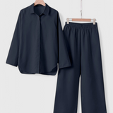 Skye Conjunto de Dos Piezas en Lino y Algodón con Silueta Relajada