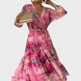 Alanna | Vestido largo con estampado floral