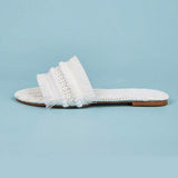 Zapatillas con Flecos