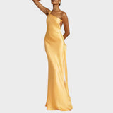 Muriel | Vestido Largo De Satén