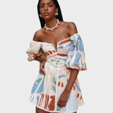 Sabella | Minivestido con flores