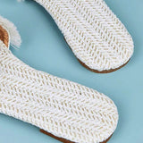 Zapatillas con Flecos