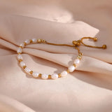 Pulsera Romántica Elegante con Perlas