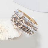 Pulsera Multicapa Boho de Cuero