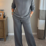 Elaina - Conjunto casual elegante de dos piezas