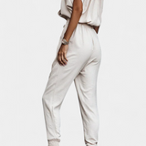 Solene Mono Casual con Hombros Descubiertos y Cintura Elástica