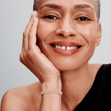 Cubana Bracelet with Moissanite