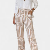 Calla Conjunto de Dos Piezas de Manga Larga