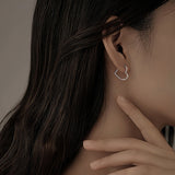 Pendientes Dorados de Acero Inoxidable con Diseño de Corazón