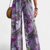 Vitoria Pantalones de Verano de Pierna Ancha