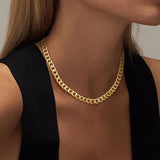 Collar Chunky Cuban Link | Dorado