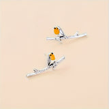 Pendientes de Pájaro Estilo Caricatura