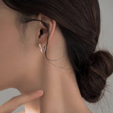 Pendientes Dorados de Acero Inoxidable con Diseño de Corazón