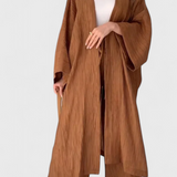 Caspian Conjunto Relajado de Dos Piezas con Kimono Largo