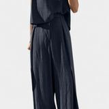 Lauren Conjunto de Dos Piezas de Pierna Ancha