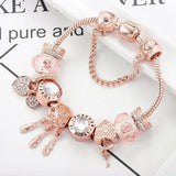 Pulsera Atrapa Sueños Rosa con Charm de Plata Esterlina