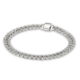 Cubana Bracelet with Moissanite