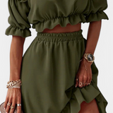 Katja | Conjunto de 2 piezas Off-Shoulder