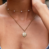 Collana Vintage Monique con Gemma