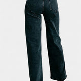 Evian Jeans Ripped Straight-Leg con Rhinestones