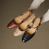 Tacones de Cuero Auténtico Valery