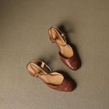 Tacones de Cuero Auténtico Valery