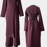 Melissa Conjunto Casual Suave de Blusa con Botones y Pantalones Largos