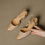 Tacones de Cuero Auténtico Valery