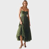 Amilia | Vestido Midi Flare Plisado