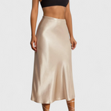 Maxima Falda Midi con Cintura Alta