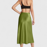 Maxima Falda Midi con Cintura Alta