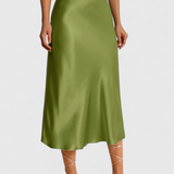 Maxima Falda Midi con Cintura Alta