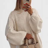 Cassia | Jersey de Punto Oversized con Mangas Globo