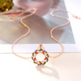 Collana con Ciondolo Arcobaleno Illuminato