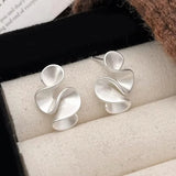 Pendientes Florales en Plata y Oro de 18K