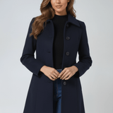 Helena | Abrigo de invierno para mujeres con un botón